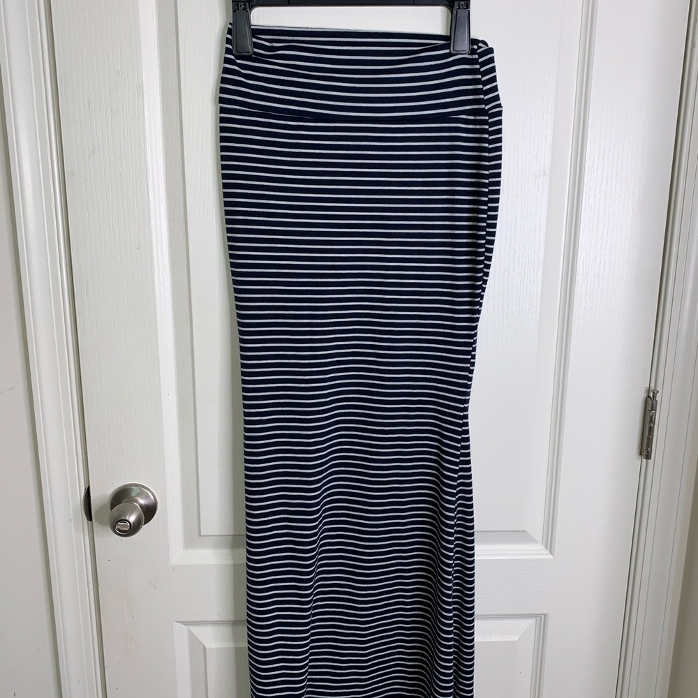 Striped Maxi Skirt